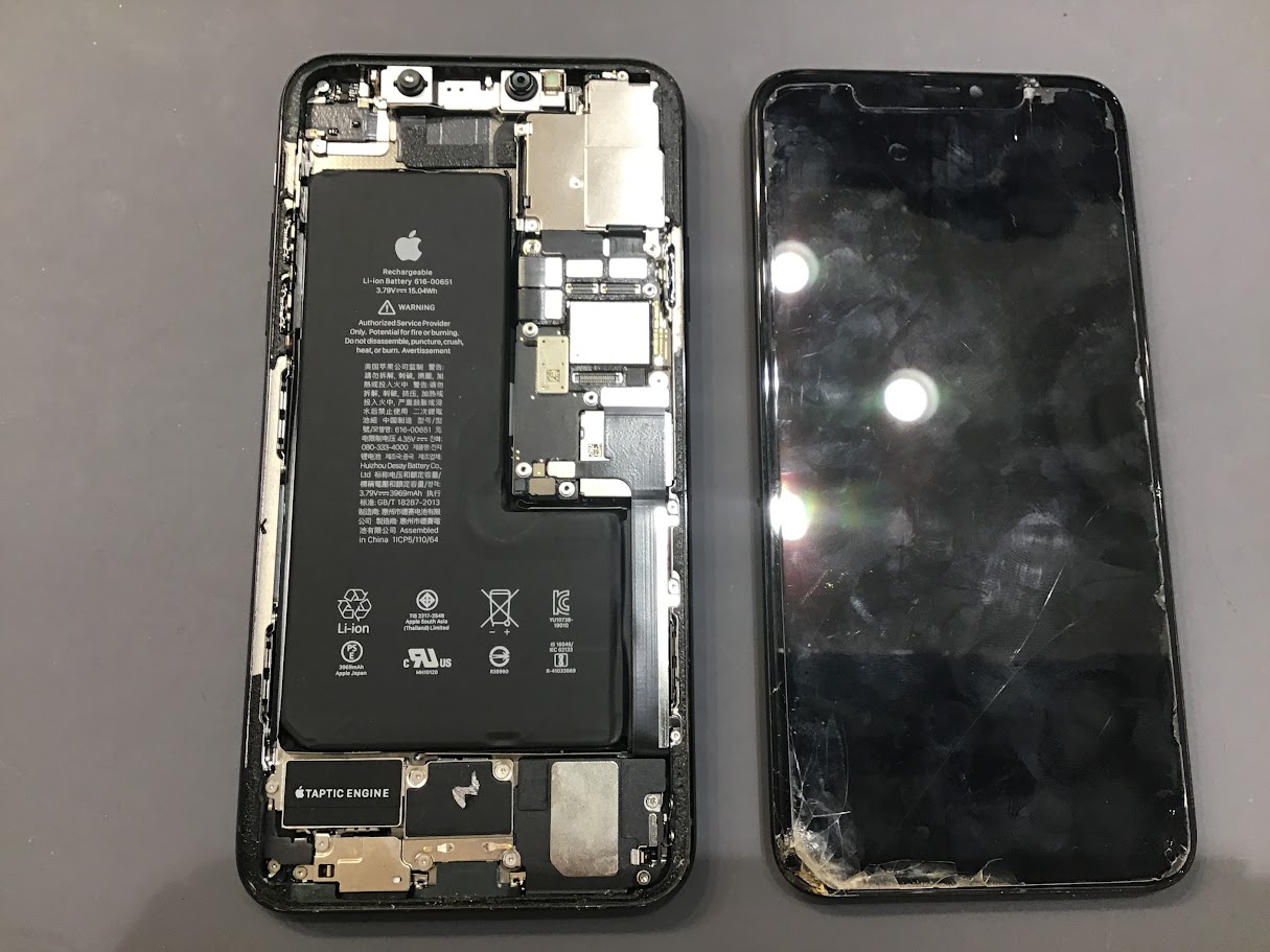 iPhone11ProMaxのバッテリー交換ならデータそのまま修理可能なスマホ修理工房西八王子店へ！